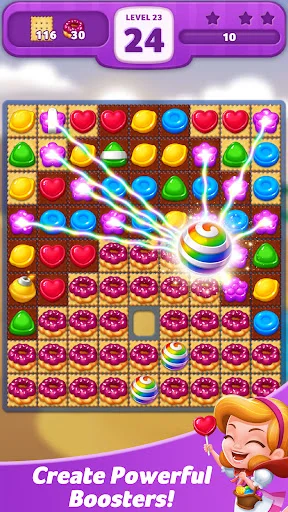 ดาวน์โหลด Lollipop: Sweet Taste Match 3 ล่าสุด – เกมเรียงลูกกวาดฟรี - Screenshot 13