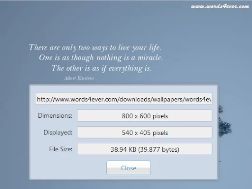 ดาวน์โหลด Image Size Info ล่าสุด – ดูขนาดรูปภาพและวิดีโอได้ทันที ฟรี - Screenshot 1