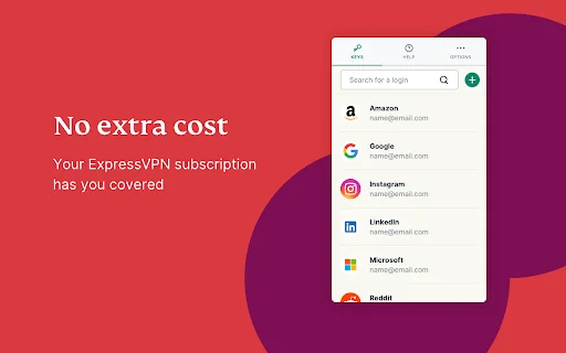 ExpressKeys: ตัวจัดการรหัสผ่านที่ปลอดภัยและใช้งานง่ายบนเบราว์เซอร์ - Screenshot 5