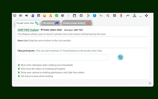 ดาวน์โหลด Meet Plus สำหรับ Google Meet – ตัวช่วยเพิ่มประสิทธิภาพการประชุม - Screenshot 4