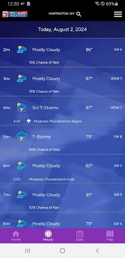ดาวน์โหลด WSAZ First Alert Weather App ล่าสุด – พยากรณ์แม่นยำฟรี - Screenshot 2