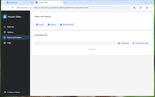 ดาวน์โหลด Header Editor Lite ล่าสุด – จัดการ HTTP Headers ฟรี - Screenshot 4