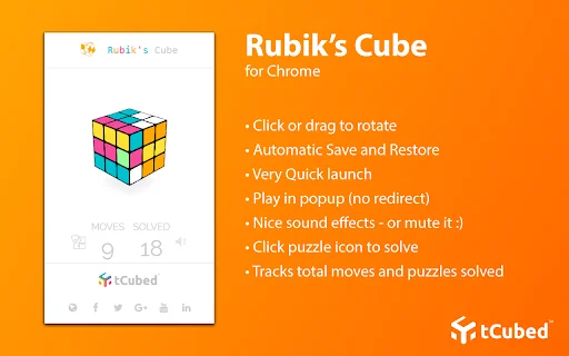 ดาวน์โหลด Colorful Rubik’s Cube ล่าสุด – เกมรูบิคบน Chrome ฟรี - Screenshot 1