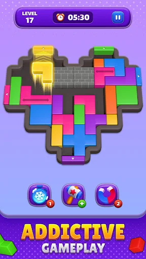 ดาวน์โหลด Block Slider: Color Jam ล่าสุด – เกมปริศนาบล็อกสุดท้าทายฟรี - Screenshot 3