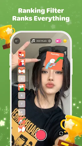 ดาวน์โหลด Funny Filters: FYP Challenge ล่าสุด – ฟิลเตอร์ฮิตติดเทรนด์ฟรี - Screenshot 3