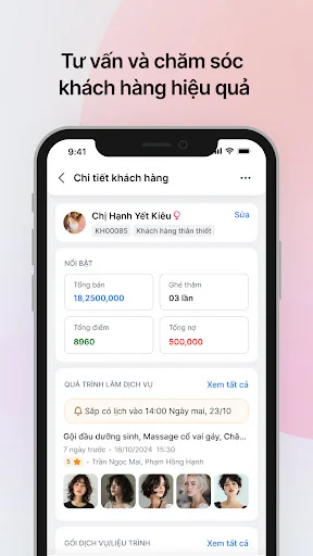 ดาวน์โหลด KiotViet Salon ล่าสุด – จัดการนัดหมายร้านเสริมสวยฟรี - Screenshot 3