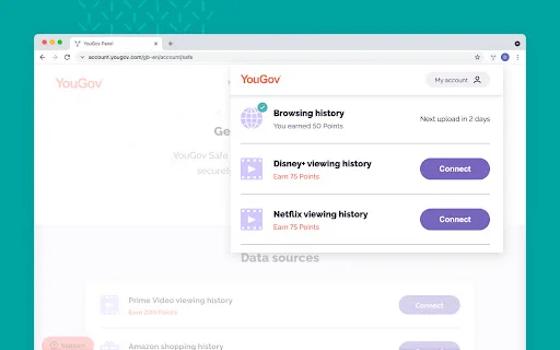 ดาวน์โหลด YouGov Safe ล่าสุด – รับรางวัลจากการแบ่งปันข้อมูลเว็บฟรี - Screenshot 2