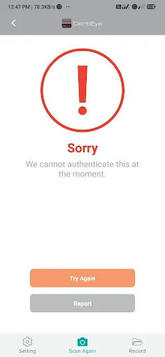 ดาวน์โหลด CertiEye ล่าสุด – แอปตรวจสอบสินค้าแท้และทองคำฟรี - Screenshot 3