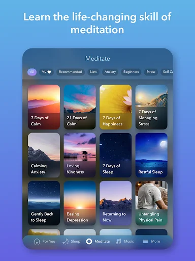 ดาวน์โหลด Calm แอปช่วยนอนหลับและทำสมาธิยอดนิยม – ผ่อนคลายความเครียดได้ทุกวัน - Screenshot 11