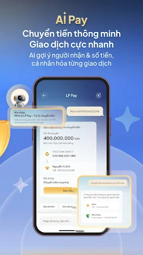ดาวน์โหลด LPBank Plus ล่าสุด – แอปธนาคารดิจิทัลที่ปลอดภัยและรวดเร็ว - Screenshot 3